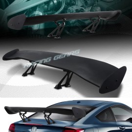 Racing_Gear UNIVERSAL 57" WING DRAGON-2 STYLE BLACK ABS GT TRUNK ADJUSTABLE SPOILER WING