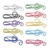 100Pcs Cute Note Paper Clips 10 Colors Metal Music Note