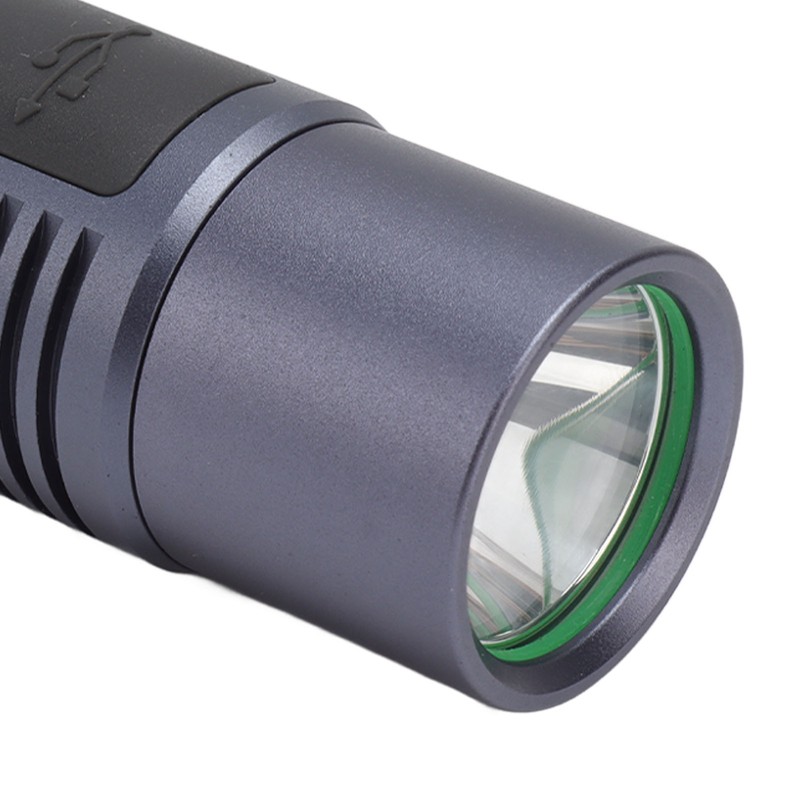 Super Bright Flashlight IPX7 Waterproof White Light Portable Rechargeable Flashlight