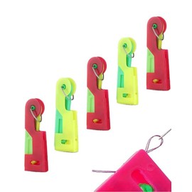 5 Pcs Automatic Needle Threaders – 2025 New Plastic Hand Sewing Threading Tools – DIY Threading Device for Needles, Cross Stitch Accessories & Sewing Machines