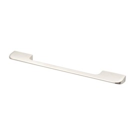 Decoranddecor Slimline Polished Brushed Chrome Kitchen Bathroom Bedroom Cabinet Door Drawer Furniture Handles (160mm or 192mm Hole Center, Brushed Chrome)