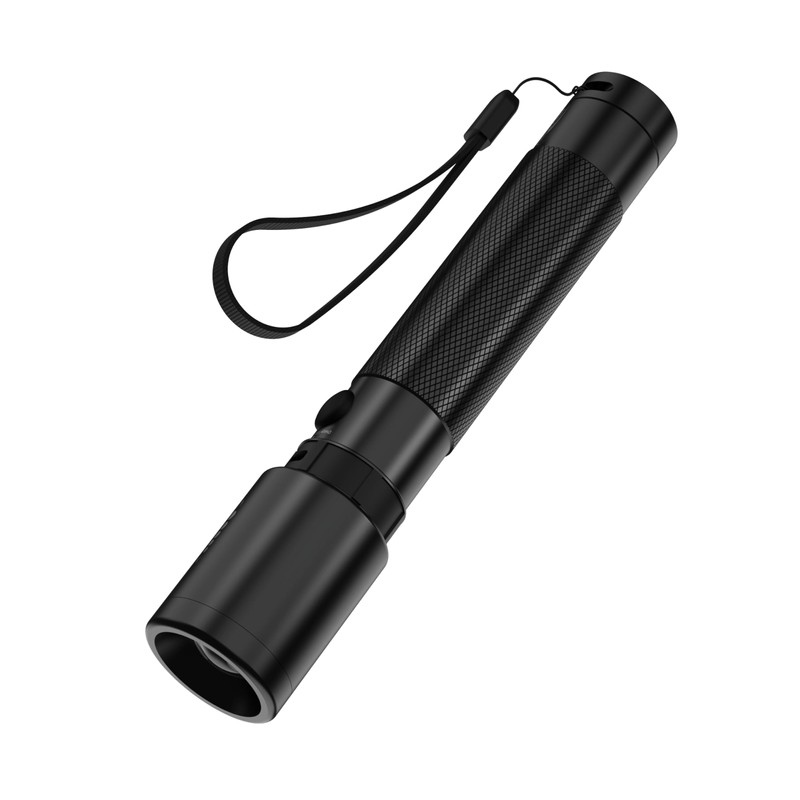 ANSMANN LED Future Flashlight, Aluminium Black