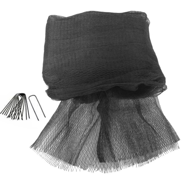 Green Vista 20x16' Quality Landscape Pond Netting w/ 16 Steel