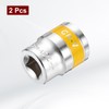 QUARKZMAN Pack of 2 1/2 Inch Drive 6 Point Socket
