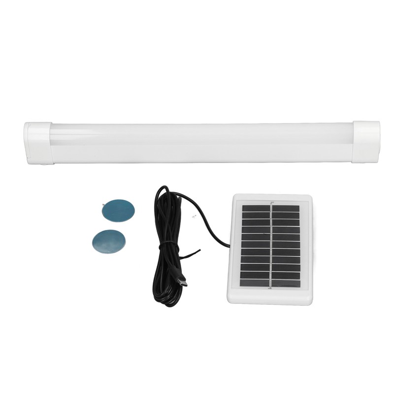 LED Camping Tube Light Waterproof Solar Powered USB Rechargeable Camping