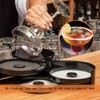 1 Pack 3 Tier Bar Glass Rimmer for Margarita and