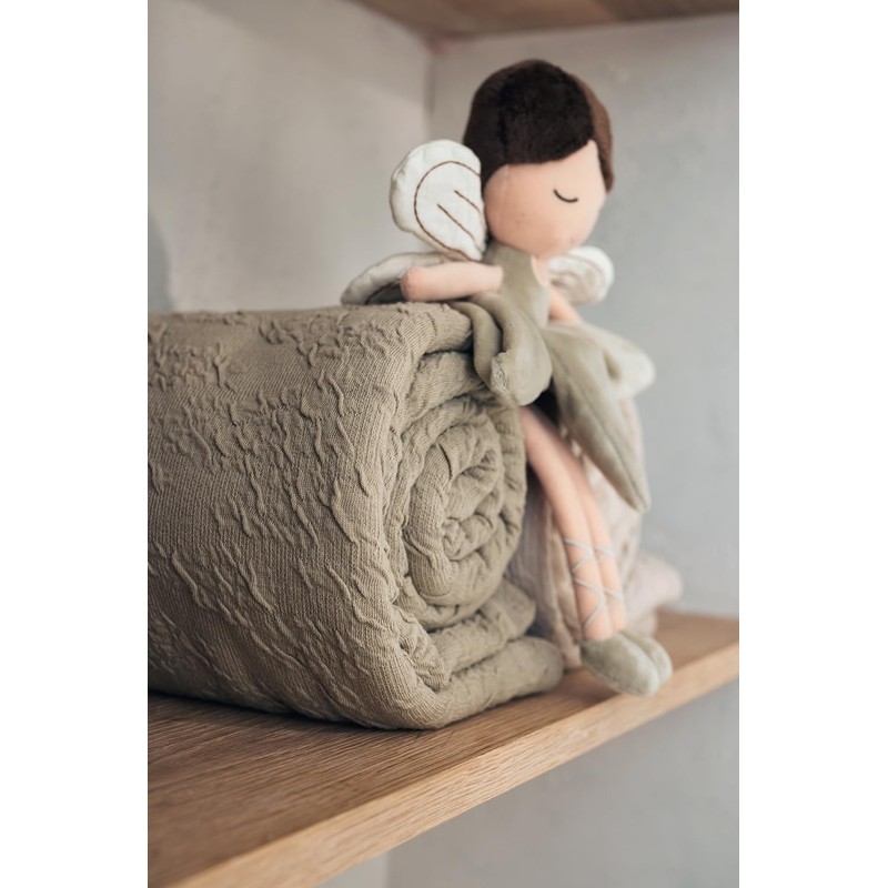 Jollein Babydecke Kuscheldecke 75x100 cm Soft Waves Olive Green |
