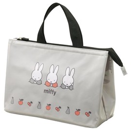 Skater KBCV1-A Lunch Bag with Cover, Cold Insulation, Width 11.4 x Height 8.3 x Depth 4.7 inches (29 x 21 x 12 cm), Miffy