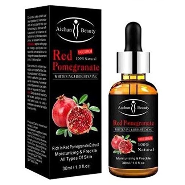 AICHUN BEAUTY Serum 100% Natural Face Lifting Smoothing Oil Control Acne Perfecting Primer (RED POMEGRANATE)