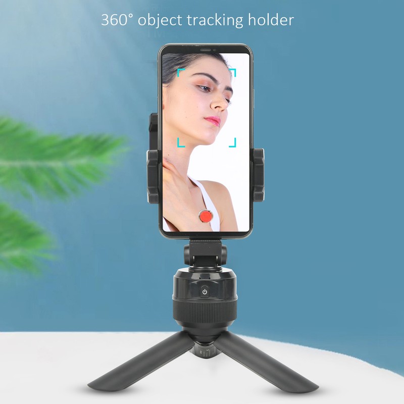 Smart Tripod Head 360° Rotation Automatic Face Recognition for Vlog