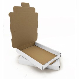 A6/C6 || 112x163x20 mm || AKAR White A6 Large Letter Postal Box Letterbox Box Pip Box C6 Postal Box Small Postal Box C6 Large Letter Box Royal Mail Box Small Boxes Posting Postage Box [Pack Of 10]