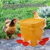 Automatic Chicken Waterer Cup with 12L Handheld Barrel Poultry Drinking