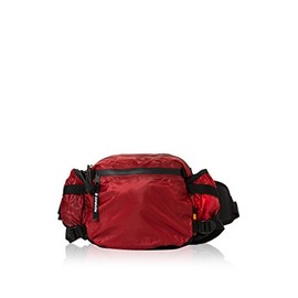 Invicta Red Waist Bag - Sports, Outdoor & Leisure - Waterproof Fabric - Internal Keychain, Red (red), Belt bag