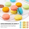 Operitacx 4 Boxes Macaron Erasers Cute Erasers Mini Colourful Erasers