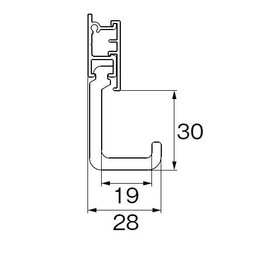 Do It Y ourself DIY PARTNER 5pcs TOSO Mono Hook 10-A White Aftermarket Picture Rail