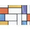 Fablon FAB10520 Mondrian Window Film, Multicolor