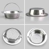 Noridez 2 Pack Upgrade Kitchen Sink Strainer with Handle, Premium