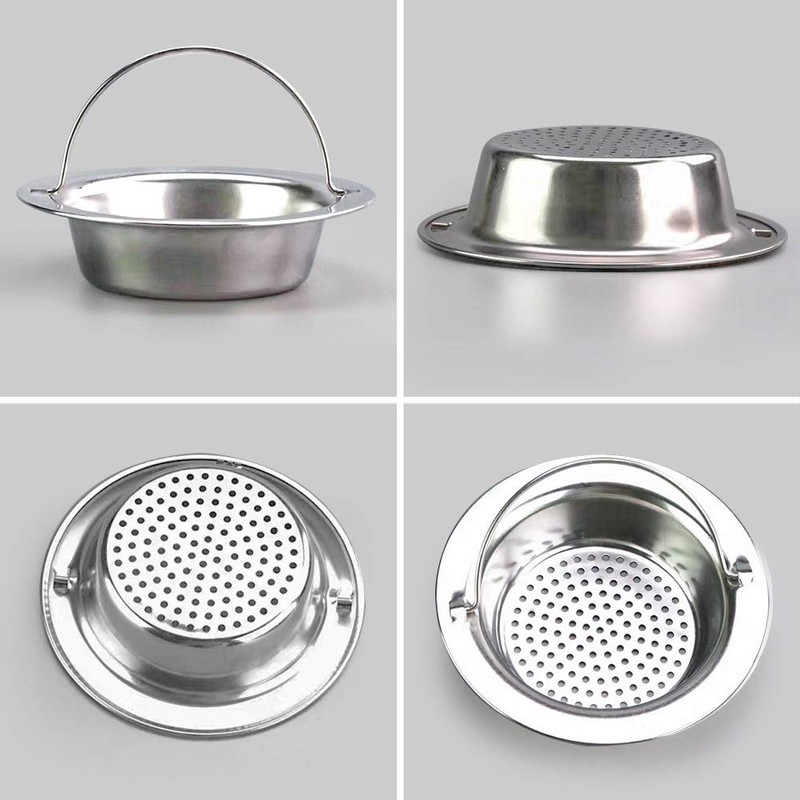 Noridez 2 Pack Upgrade Kitchen Sink Strainer with Handle, Premium