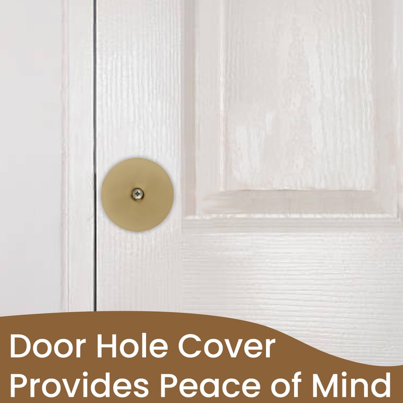 NU-SET Lock | Steel Plate Door Hole Cover | Door