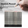 Walfront Drawing Pencils, 24 Pieces, 9H-14B Sketching and Drawing Pencils,