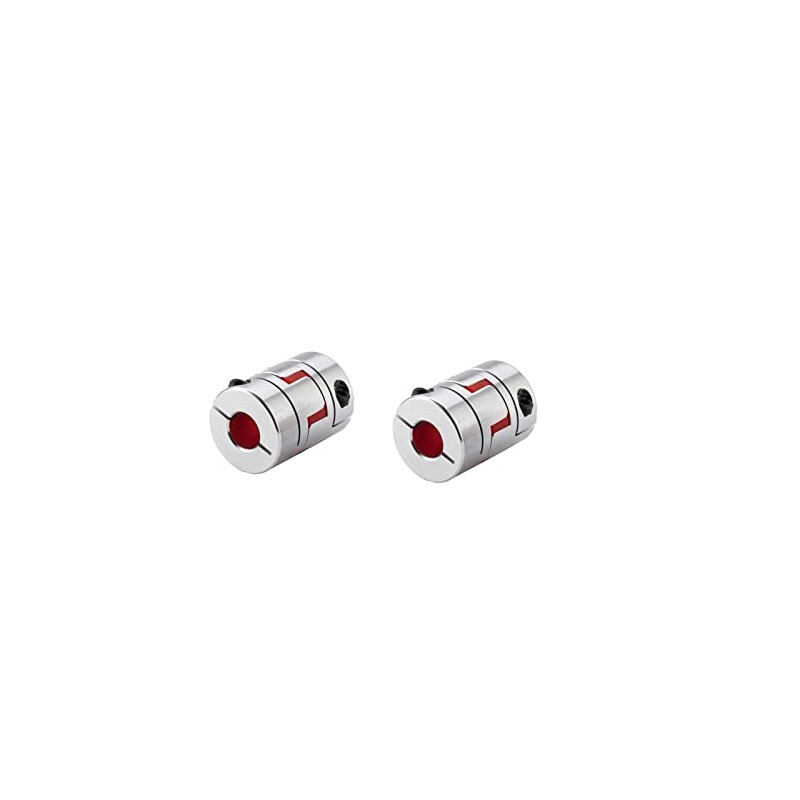 Coavoo Pulm Flexible Coupling Coupler 8mm to 12mm 2PCS, Aluminum