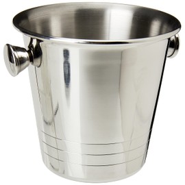 Genware NEV-MSSB10 Mini Stainless Steel Ice Bucket, 10 cm