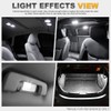PM PERFORMOTOR 5Pcs Car White LED Interior Light Bulbs Combo