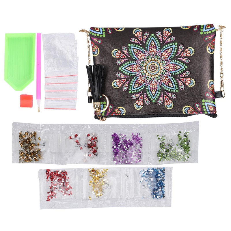 DIY Diamond Painting Purse 5D Women's Coin Wallet Cosmetic Storage