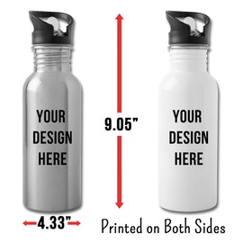 Shirt Luv Computer Science Major Water Bottle Gifts Funny Appreciation Thank You For Men Women 20 fl oz Bottle Silver