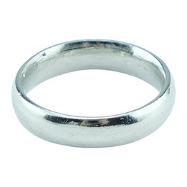 Tenth Year Anniversary Tin Band - 100% Tin Content Gift Idea for 10 Years - Matching Womens Band Available (R)