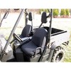 Rugged Ridge 63240.01 Seat Cover Kit, Fabric, Black; Yamaha UTV