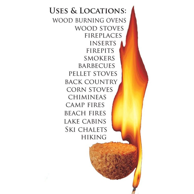 Lightning Nuggets N100SEB Super Economy Box Fire Starter , Tan