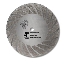 Bad Dog Diamond Drill Sharpener: 4” Diamond-Coated Wheel Drill Attachment. Use to Sharpen Bad Dog Drill Bits & More.