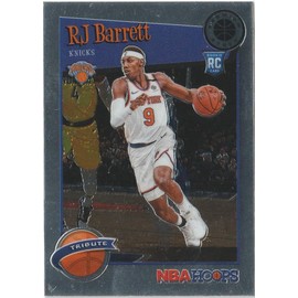 2019-20 Panini Hoops Premium Stock Tribute Rookies RJ Barrett Rookie Card RC #298 WN17