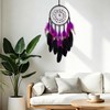 Donko Purple and Black Dream Catcher with Pendant