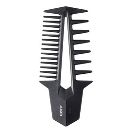 AUGER HC2307 Men's Hair Design Comb, Comb, 2-Way Hair Styling Hair Set, Short Handle