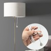 4pcs White Light Pull Cord String with Connector for Ceiling
