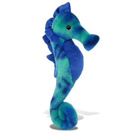 DolliBu Blue Tie-Dye Seahorse Super Soft Stuffed Animal, Cute Realistic Stuffed Animals for Girls, Boys, Adults Animal Gifts, Kids Nursery Decor for Newborn, Cuddly Soft Baby Plush Toys - 15 Inches