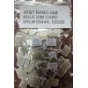 AT&T NANO 4FF SIM Card • GSM 4G LTE • NEW OEM AT&T  loose simcard