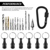 12Pcs 1/4inch Hex Shaft Screwdriver Bit Holder Portable Extension Bar
