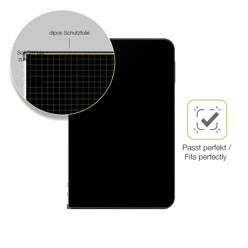 dipos FLEX 2x Matte Screen Protectors Suitable for Ledger Stax