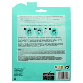 Oh K! Hyaluronic Hydrogel Sheet Mask, For Dry and Dehydrated Skin, Plumping Effect, With Added Niacinamide Vegan and Cruelty Free, 46g