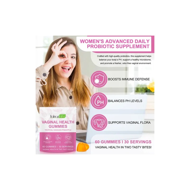 Balance Femenino, Gomitas Bienestar Íntimo, Hatmanlabs 30pz
