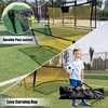 Seliyoo Dual-Sided Soccer Rebounder – Adjustable High/Low Nets for Volleys