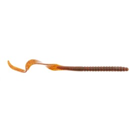 Berkley PBBPW10-MOR FW Power Worms Fishing Bait, Motor Oil Red Fleck, 10-Inch