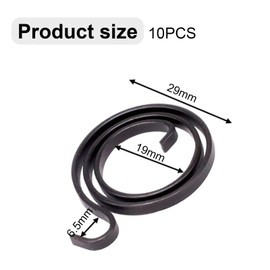 GVSS 10 Pieces Replacement Springs for Door Handle, Self Assembly Revolving Door Handle Springs, Accessories for Revolving Lever Door Handles