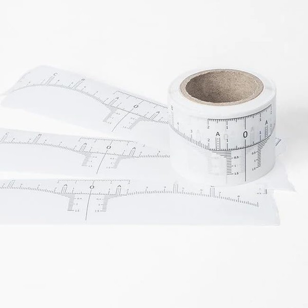 Nord Disposable Eyebrow Rulers, packs of 50 pieces