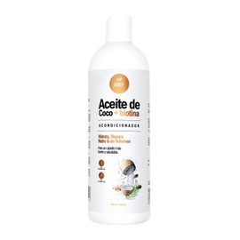 NBF Acondicionador Reparador y Revitalizante con Aceite de Coco y Biotina 410ml | Hidratante y Nutritivo | Libre de Parabenos y Colorantes | Ideal para Todo Tipo de Cabello | Suavidad y Brillo
