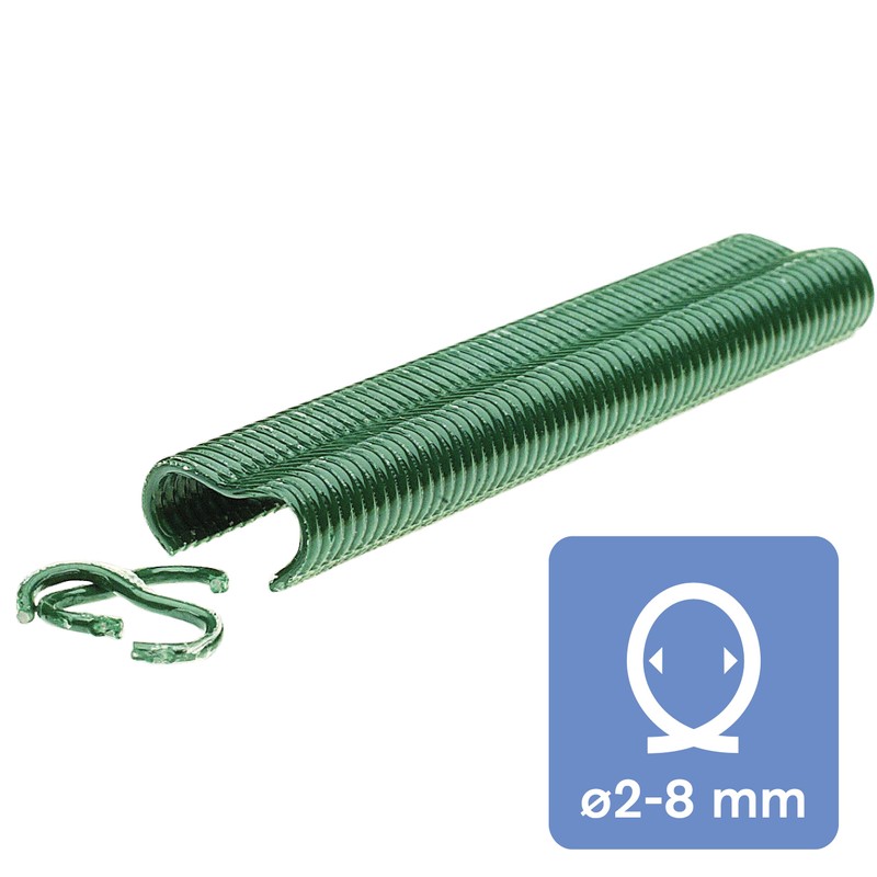 Rapid 40108797 VR16 Fence Hog Rings - Green (Pack of