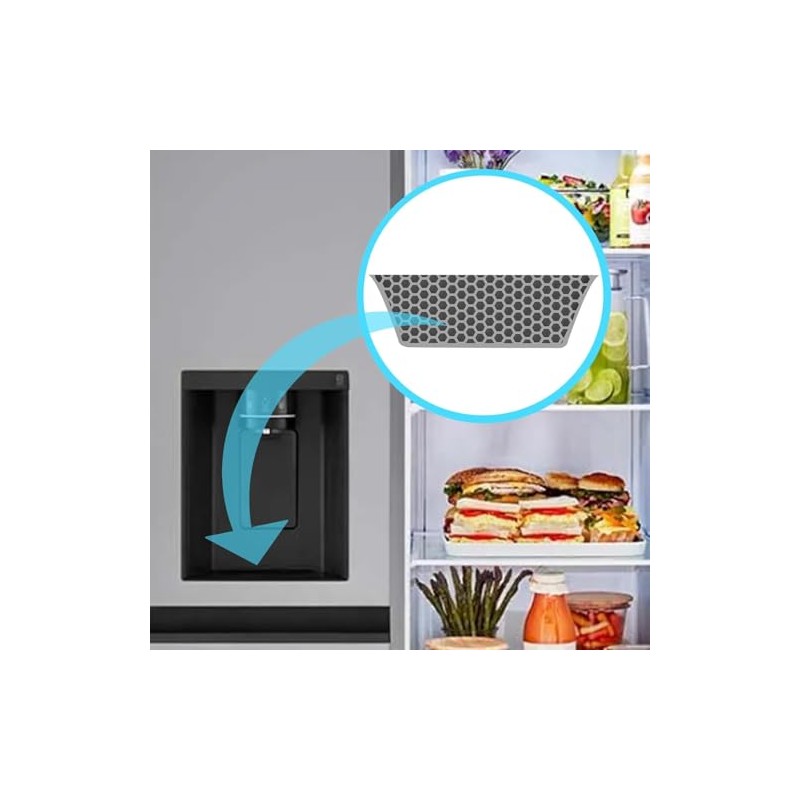 Refrigerator Drip Catcher Trays Compatible with LG Refrigerators